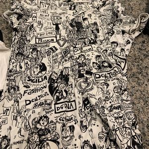 White and black news paper design Polo